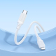 Câble De Charge Rapide Type-C Vers 8 Pin 27 W PD Avec Puce E-Marker Et Gaine Silicone 1 m