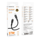 Câble De Charge Et De Données Type C Vers 8 Pin Pour Téléphone Charge PD 27 W Nylon Tressé 1 Mètre Noir