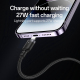 Câble De Charge USB-C Vers 8 Broches 2 En 1 100 W Pour Ordinateur Portable Et Téléphone Sortie 27 W Tressé 120 cm