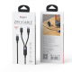 Câble De Charge USB-C Vers 8 Broches 2 En 1 100 W Pour Ordinateur Portable Et Téléphone Sortie 27 W Tressé 120 cm
