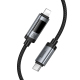 Câble De Charge Rapide Et De Données Type C Vers 8 Pin PD27W Avec Écran OLED Et Puce E Marker 120 cm