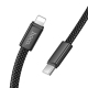 Câble USB Type C Vers 8 Broches Pour Charge Et Données Apple PD 30 W Tressé En Nylon 1 M
