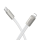 Câble USB Type C Vers 8 Broches Pour Charge Et Données Apple PD 30 W Tressé En Nylon 1 M