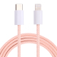 Câble USB C Vers 8 Broches Pour Charge Et Données 12 W 1 Mètre Tressé Réversible