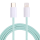 Câble USB C Vers 8 Broches Pour Charge Et Données 12 W 1 Mètre Tressé Réversible