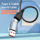 Câble 2 En 1 USB Ou Type C Vers 8 Pin Pour Charge Rapide Et Transfert De Données 30 W Gaine Tressée