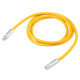 Câble USB Type-C Vers 8 Pin Pour Charge Rapide 120W Et Données En Silicone 1.2 m Avec Puce Intelligente Jaune