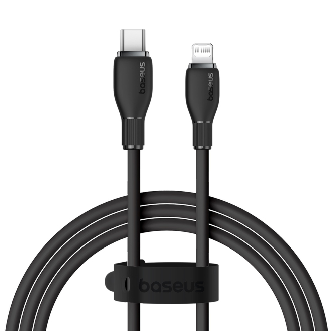 Câble De Charge Rapide Et Données Type C Vers 8 Pins 20 W 120 Cm TPE Résistant 480 Mbps