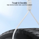 Câble USB C Vers 8 Pin Pour Charge Rapide 30W PD 1 M Nylon Tressé Transfert De Données 480Mbps