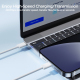 Câble USB C Vers 8 Pin Pour Charge Rapide 30W PD 1 M Nylon Tressé Transfert De Données 480Mbps