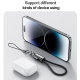 Câble De Données Type-C Vers 8 Pin Pour Charge Rapide PD 27 W Gaine Tressée Coque En Zinc 20 Cm