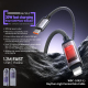 Câble De Charge Rapide Type-C Vers 8 Pin 30 W Avec Éclairage RGB Et Transfert 480 Mbps Tressé 1,2 m