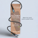 Câble USB-C Vers 8 Pin Pour Charge 2.4A Avec Puce Intelligente Gaine Tressée Anti-Casse 1.2m