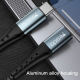 Câble USB-C Vers 8 Pin Pour Charge 2.4A Avec Puce Intelligente Gaine Tressée Anti-Casse 1.2m