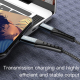 Câble USB-C Vers 8 Pin Pour Charge 2.4A Avec Puce Intelligente Gaine Tressée Anti-Casse 1.2m