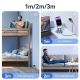 Câble USB C Vers 8 Pin 30W Charge Rapide Et Transfert De Données 480Mbps 3m Blanc Connexion Coudée Compatible Coque