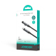 Câble Type C Vers 8 Broches Pour Charge Rapide 30 W Coudé À 90 Degrés En Nylon Tressé
