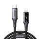 Câble De Charge Et Données USB-C Vers 8 Broches Charge Rapide 30W Affichage De Vitesse Tresse Nylon 48 Brins Connecteur Renforcé