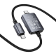 Câble De Charge USB-C Vers USB-C 2 En 1 Avec Charge Magnétique Pour iWatch 100W 1,2 m