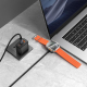 Câble De Charge USB-C Vers USB-C 2 En 1 Avec Charge Magnétique Pour iWatch 100W 1,2 m
