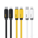 Câble USB-C Vers 8 Broches Pour Charge Et Données 30 W En Silicone Souple Élastique 480 Mb/s 1 m