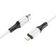 Câble USB C Vers 8 Pin Pour Téléphone IOS Avec Charge PD 20 W Et Transfert De Données En Silicone Résistant 1 M