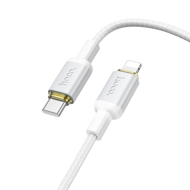Câble De Charge Et Données Type C Vers 8 Pin Pour iPhone Charge Rapide 30 W Tressé Nylon 1 m