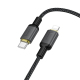Câble De Charge Et Données Type C Vers 8 Pin Pour iPhone Charge Rapide 30 W Tressé Nylon 1 m
