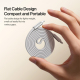 Câble Magnétique Type C Vers 8 Pin Pour iPhone Charge Rapide 27 W Transfert 480 Mbps Enroulement Automatique 1 m