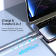 Câble Type-C Vers 8 Pin Pour iPhone 27W Charge Rapide Transfert 480Mbps 30cm Silicone Souple Avec Dragonne