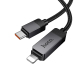 Câble USB-C Vers 8 Broches Pour Recharge Apple PD 30W Avec Affichage LED De La Puissance En Temps Réel 120 Cm