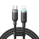 Câble Type C Vers 8 Pin 30 W Avec Arrêt Automatique Charge Rapide Transfert 480 Mbps Nylon Tressé Résistant