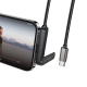 Câble De Charge Et Données Type C Vers 8 Broches Avec Support Téléphone Pliable Charge Rapide Apple PD 30 W Tressé 1 m