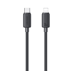 Câble USB-C Vers 8 Pin Charge Rapide 30W Et Transfert De Données 480Mbps 1 m Avec Embout Étagé Pour Coque