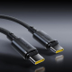 Câble USB-C Vers USB-C 100W Pour Charge Rapide Et Synchronisation 2M Tressé Résistant Pour Appareils USB-C