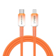 Câble USB-C Vers 8 Broches Compatible Apple Recharge Rapide 27 W Transfert De Données 480 Mbps Tressé Nylon 1 m