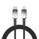 Câble USB-C Vers 8 Broches Compatible Apple Recharge Rapide 27 W Transfert De Données 480 Mbps Tressé Nylon 1 m