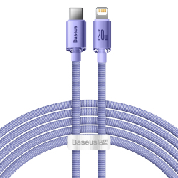 Câble USB Type C Vers 8 Pin Charge Rapide 20 W Transfert De Données 480 Mbps Tressé 2 M