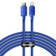 Câble USB Type C Vers 8 Pin Charge Rapide 20 W Transfert De Données 480 Mbps Tressé 2 M Violet