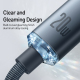 Câble USB-C Vers 8 Pin 20W Charge Rapide Tressé 1,2 m Transmission 480 Mbps Noir