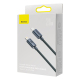 Câble USB-C Vers 8 Pin 20W Charge Rapide Tressé 1,2 m Transmission 480 Mbps Noir