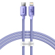 Câble USB-C Vers 8 Pin 20W Charge Rapide Tressé 1,2 m Transmission 480 Mbps Noir