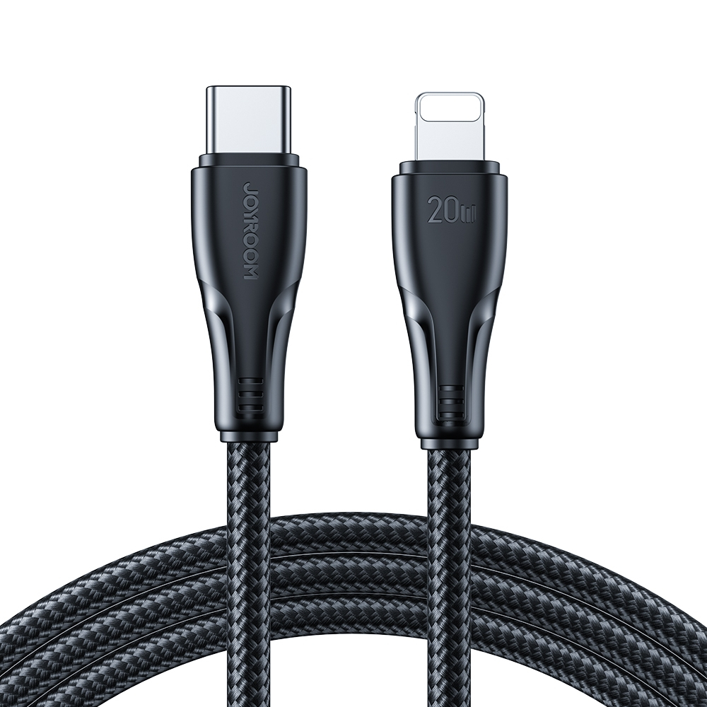 Câble Type-C vers 8 Pin 1,2 m Charge Rapide 20 W 480 Mbps Nylon Tress