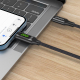 Câble USB C Vers 8 Pin Pour Charge Rapide Et Transfert De Données Avec Affichage LED PD 20 W 5 A 1 m