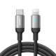 Câble USB-C Vers 8 Pin De Charge Et Transfert 20 W Avec Puce E-Marker Et Gaine Nylon Tressée
