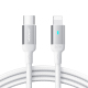 Câble USB-C Vers 8 Pin De Charge Et Transfert 20 W Avec Puce E-Marker Et Gaine Nylon Tressée