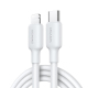 Câble USB C Vers 8 Pin Pour Charge Rapide Et Transfert De Données 20 W 480 Mbps 1 m Résistant en PVC