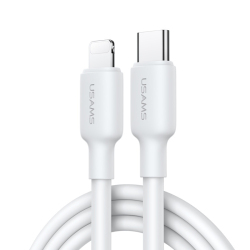 Câble USB C Vers 8 Pin Pour Charge Rapide Et Transfert De Données 20 W 480 Mbps 1 m Résistant en PVC