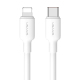 Câble USB C Vers 8 Pin Pour Charge Rapide Et Transfert De Données 20 W 480 Mbps 1 m Résistant en PVC
