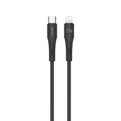 Câble De Charge Et De Données Type C Vers 8 Pin 2 m 27 W 480 Mbps Silicone Souple Anti-Cassure